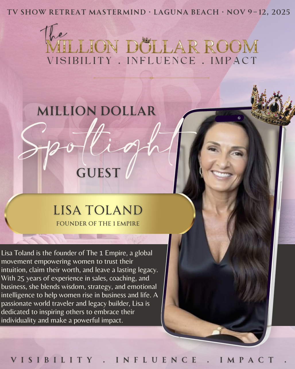 Million Dollar Room Spotlight Guest